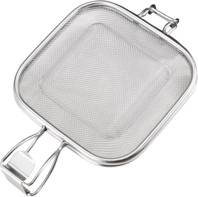Zhongrong Multifunktions Sandwich Maker mit Toast Netz Clip in Weiß und Silber - Bild 1