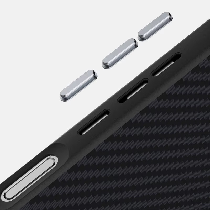 MagSafe Hülle aus 1500D Carbon Fiber für Honor 500 und Honor 500 Pro mit Kevlar-Linsenschutz in Schwarz - Bild 4