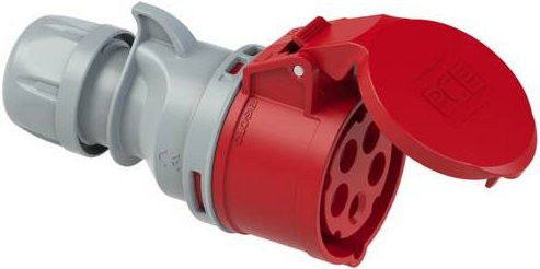 PCE CEE Kupplung 215-6tt 16 A 5polig 400 V Rot - Bild 1