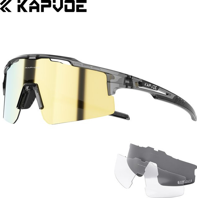 KAPVOE Sportsonnenbrille, Unisex, Plastic, UV400 Schutz - Bild 1