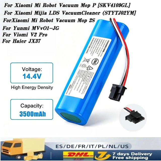 Xiaomi Lithium-Ionen-Akku MH1-4S1P-SC INR18650 in Blau mit 3500 mAh und integriertem Mehrfachschutz - Bild 1