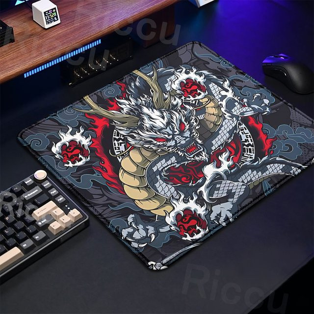 Mairuige Anime-Mauspad Drachen-Design in Multicolour, B/H: 45 x 40 cm - Bild 1