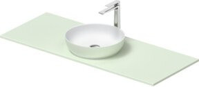 Duravit Konsolenwaschtisch Sivida in Grün, B/T: 128 x 50 cm - Bild 1