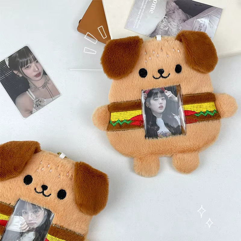 Burger Puppy Kartenhülle transparent und mehrfarbig als Aufbewahrung für Ausweise und Visitenkarten - Bild 5
