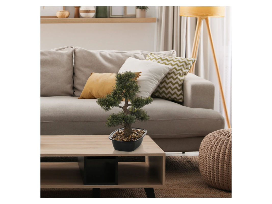 hjh OFFICE Kunstpflanze Bonsai in Grün aus Kunststoff, Höhe: 44 cm - Bild 2