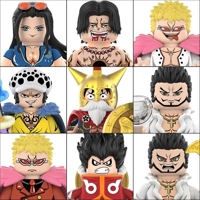 TOEI ANIMATION One Piece Bausteine Mini-Actionfiguren Zubehör - Bild 1
