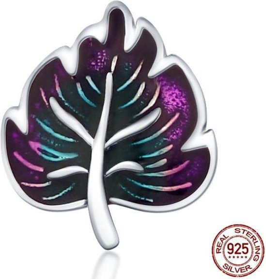 Charm 925 Sterling Silber, Kätzchen Galaxie Serie, Perlen, Damen, black - Bild 1