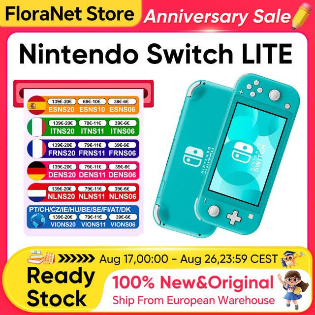 Nintendo Switch Lite Handheld-Spielkonsole in Grau - Bild 1