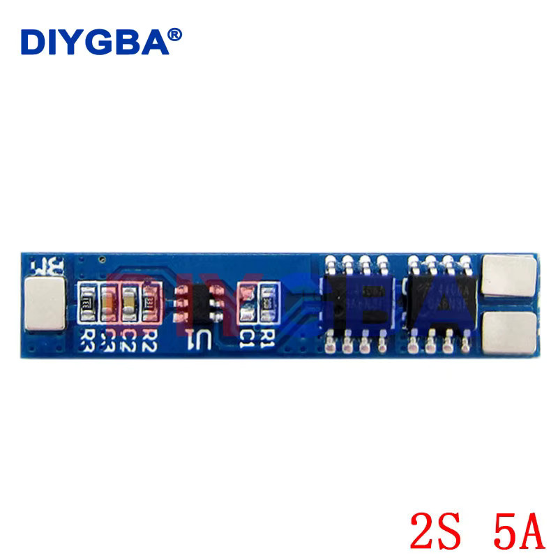DNIGEF BMS Lademodul für 2S 5A/8A Lithium-Ionen-Akkus, 7,4 V/8,4 V Lade- und Entladeschutzmodul in Blau - Bild 2
