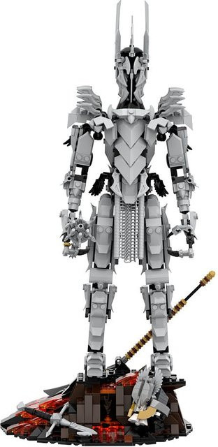 Gobricks Der Herr der Ringe Sauron Teufel Figuren Bausteine Spielzeug - Bild 1