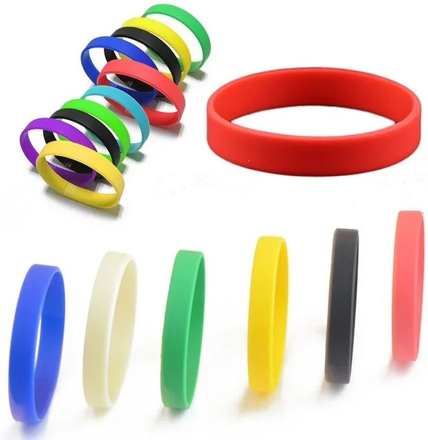 5er-Pack Silikonarmband, Bunt, Unisex - Bild 1