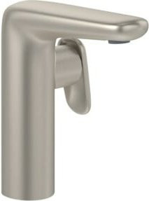 Villeroy & Boch Einhebel-Waschtischarmatur Antao in Brushed Nickel mit Push-Open-Ablauf - Bild 1