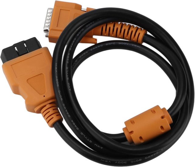 TOMTOP Universal OBD2 16Pin Stecker auf Buchse Verlängerungskabel Diagnose Extender Kabel für Auto, Schwarz, Länge: 152 cm - Bild 1