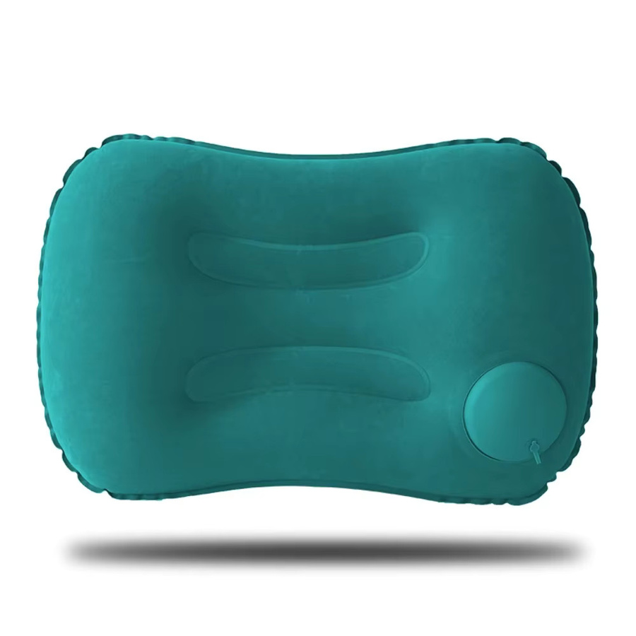 Aufblasbares TARKA Mehrzweckkissen mit integrierter Pumpe für Nacken- und Rückenstütze, rechteckig, Blau und Türkis - Bild 6