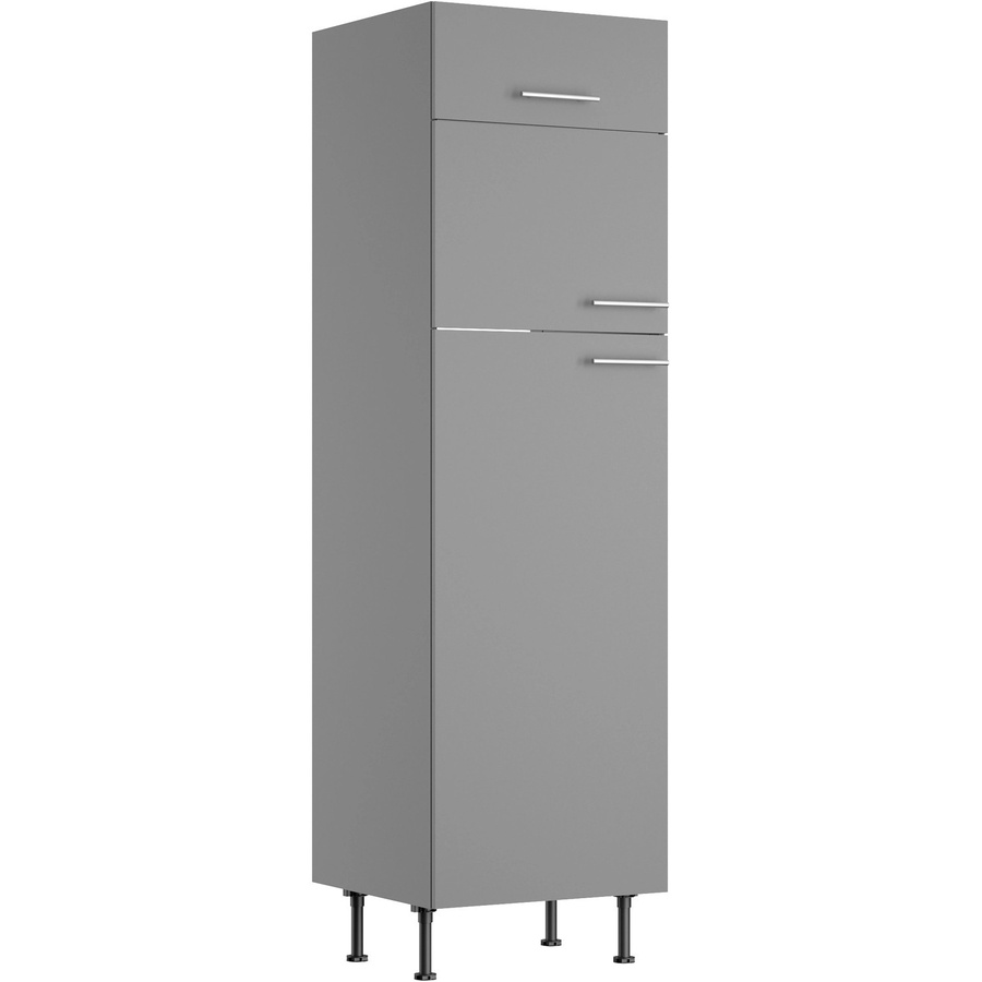 Optifit Küchen-Hochschrank Mats825 für Kühl-Gefrier-Kombination in Basaltgrau, Breite: 60 cm, Höhe: 211,8 cm, Tiefe: 58,4 cm - Bild 2