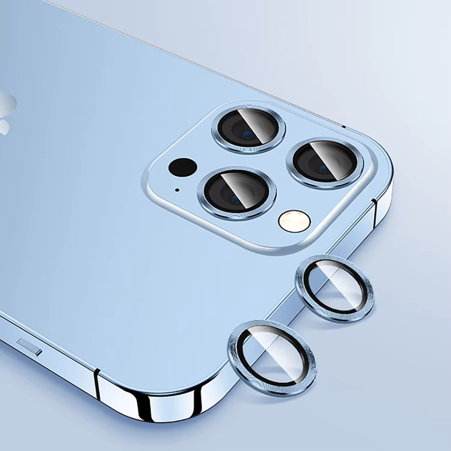 3er-Set Kamera-Objektivschutz aus gehärtetem Glas für iPhone 17 Pro Max und iPhone 17 Air in Transparent und Schwarz - Bild 2