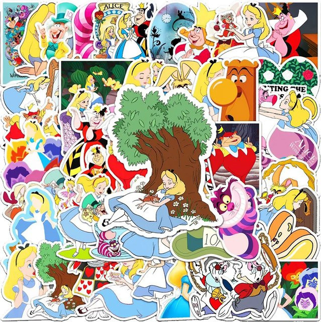 Disney Alice im Wunderland Aufkleber, 10-teiliges Set - Bild 1