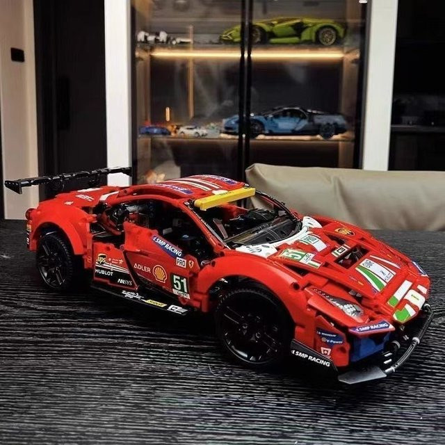 Hot Toys 911-488GTE Champion GT Rennwagen, Baustein-Set, ab 14 Jahre - Bild 1