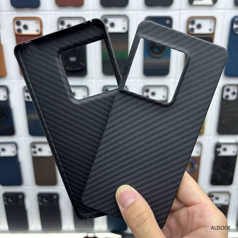 Capa Carbonfaser-Hülle für Sony Xperia 1 VIII, ultradünne Aramidfaser Hartschale in Schwarz - Bild 2