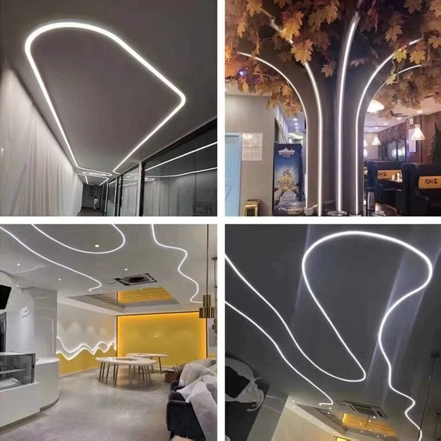 Xnbada RGB LED Neon Seil WS2812B WS2811 Silikon Lichtschlauch IP67 Wasserdicht für Outdoor Dekoration - Bild 5