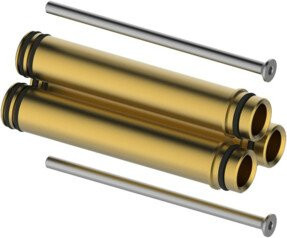 Keuco Verlängerungsset IXMO Gold für Unterputz-Einbausets mit EB-Tiefe 110-140mm und 30mm Verlängerung - Bild 1