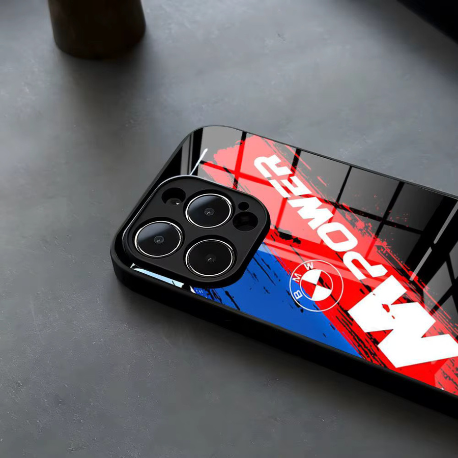 Rastar Handyhülle mit BMW Logo Design in Blau-Rot für iPhone und Samsung Modelle - Bild 2