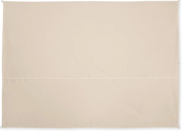 Relaxdays Sonnensegel aus Polyester in Beige mit UV-Schutz, rechteckig, B x T: 3,5 x 2,5 m - Bild 1