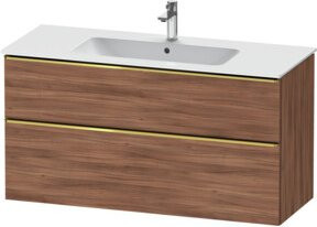 Duravit Waschtischunterschrank D-Neo in Braun, glänzend, B: 121 cm, T: 46,2 cm, H: 62,5 cm - Bild 1