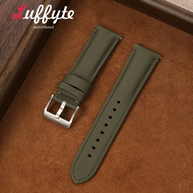 luffyte Uhrenarmband Nylon-Silikon, Herren, 20 mm, 22 mm - Bild 1