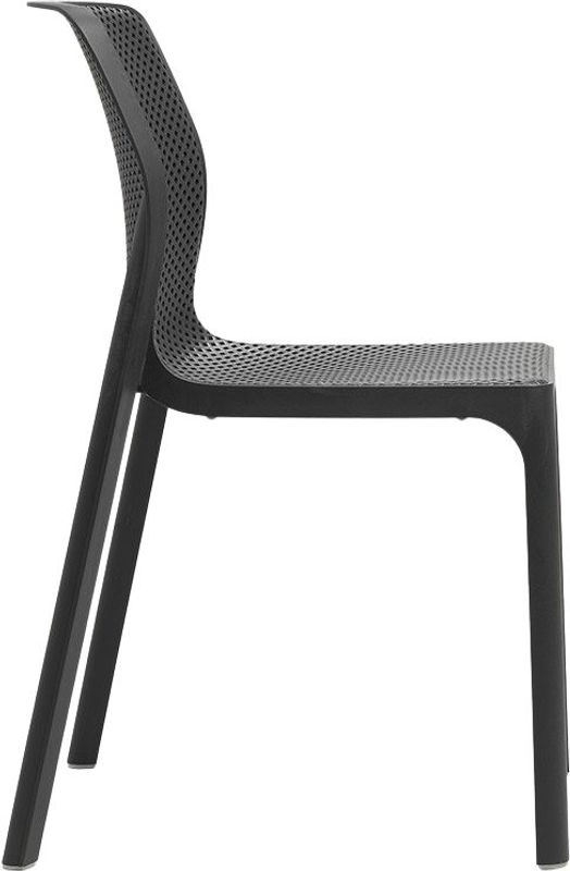 Nardi Bit Stuhl in Schwarz aus Kunststoff für Garten, Balkon und Terrasse - Bild 2