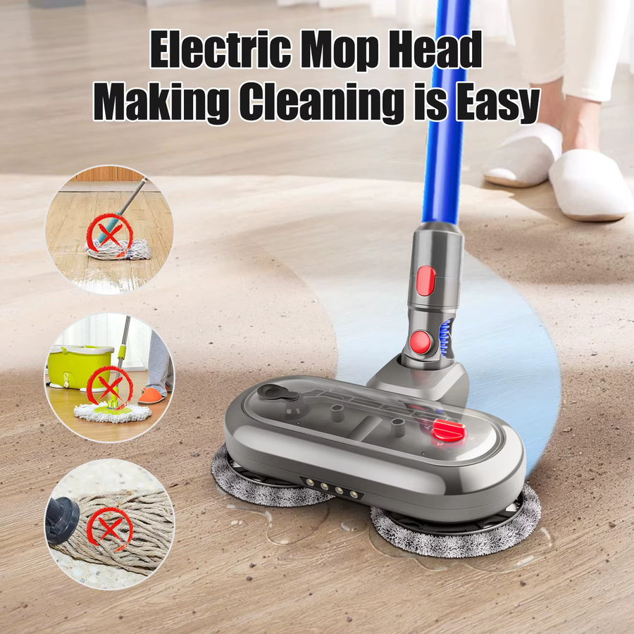 Dyson Elektrische Nass-Trocken-Wischmopp-Aufsätze für V7 V8 V10 V11 V15 Hartboden-Ersatzteile in Purple und Grey - Bild 2
