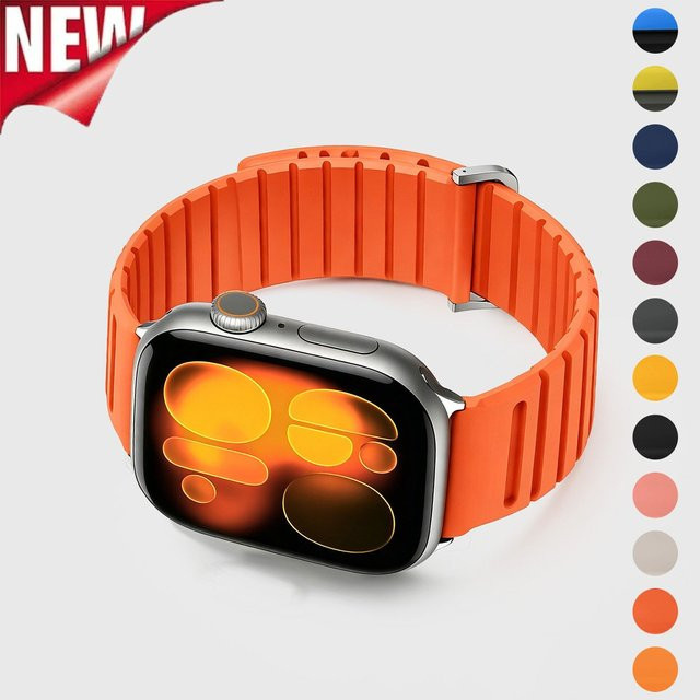 OAKCHARM Uhrenarmband Silikon, Mehrfarbig, Unisex - Bild 1