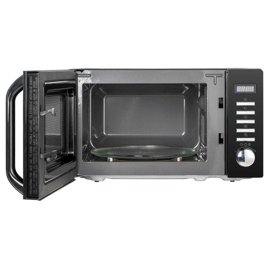 Pocoline Mikrowelle AM820C2MT-PM in Schwarz mit LED-Display, Timer und Automatikprogrammen, B/H/T: 44 x 26 x 36 cm, 20 l Volumen - Bild 2