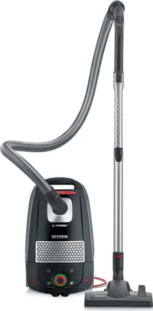 Severin BC 7964 Trommel-Vakuumstaubsauger mit 850 W, Staubbeutel und HEPA-Filter, 4 l