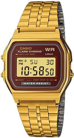 Casio Digitaluhr, Edelstahl, Gold, Quarz, 36,8 mm, Damen - Bild 1