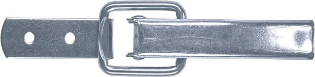 Goebel 100er Set Spannverschlüsse aus Aluminium in Silber mit Kappenschloss und Gegenhaken als Kastenriegelschloss - Bild 1