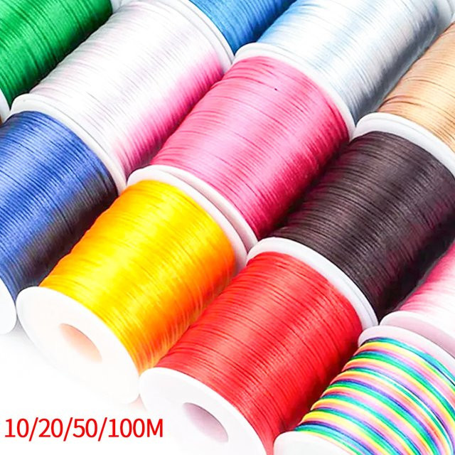 Satin Nylon Schnur, bunte Seide, 1,5 m, Unisex - Bild 1