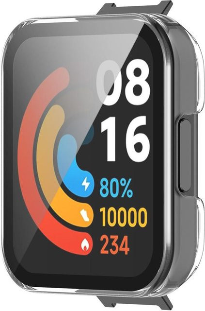 GoolRC Smartwatch-Hülle Displayschutz, Xiaomi Watch 2 Lite, Redmi Watch 2, Schwarz - Bild 1