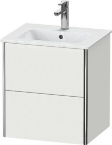 Duravit Waschtischunterschrank XSquare Compact, Farbe: Weiß matt, B/T/H: 51 x 41,8 x 56 cm, 2 Schubladen - Bild 1