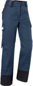 Kübler Protectiq Damenhose ARC2 PSA mit Kniepolstertaschen und Reflexstreifen, dunkelblau/anthrazit, Größe 44 - Bild 1