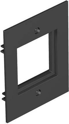 OBO Bettermann Abdeckplatte T12L P15S 9011 in Schwarz - Bild 1