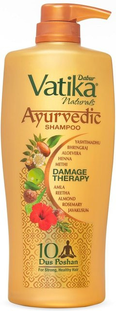 Dabur Vatika Ayurvedisches Shampoo, 640 ml, für trockenes Haar - Bild 1