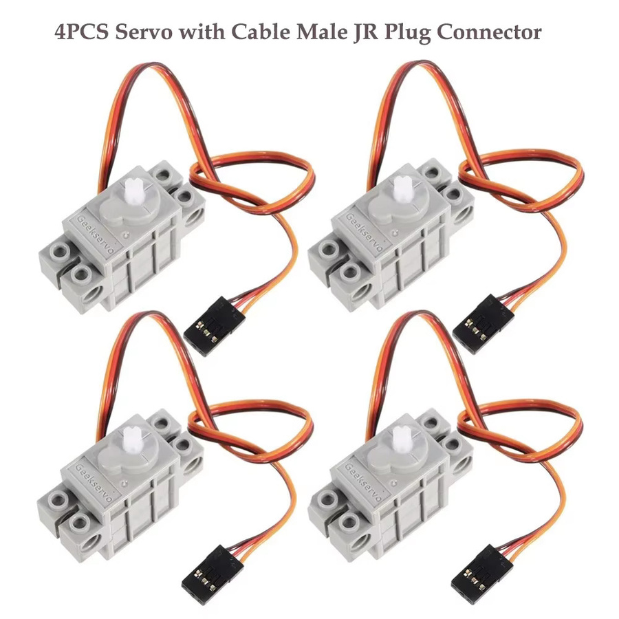 stemedu Geek-Servo, Grau, 4-teiliges Set - Bild 1
