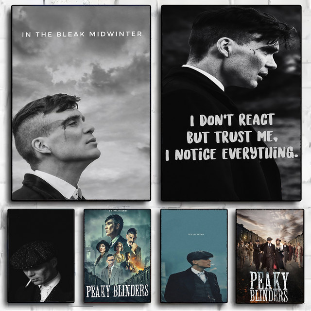 Peaky Blinders DIY Klebeposter Wandaufkleber für Wohnzimmer und Bar Dekoration - Bild 1