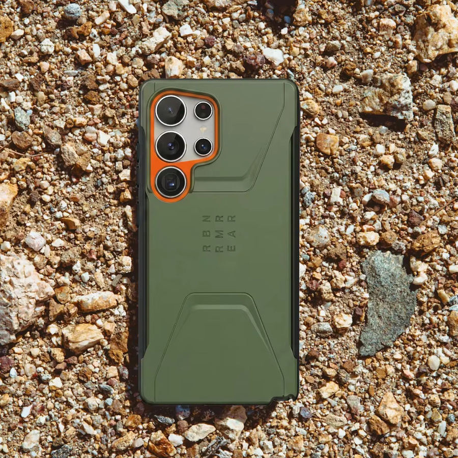 Civilian Series Heavy Armor Stoßfeste Handyhülle für Samsung Galaxy S26 und S25 Ultra mit Magnetfunktion in Rot oder Grün - Bild 5