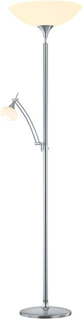 Bankamp Opera 6019 LED-Deckenfluter mit Leselicht in Nickel matt und Chrom - Bild 1
