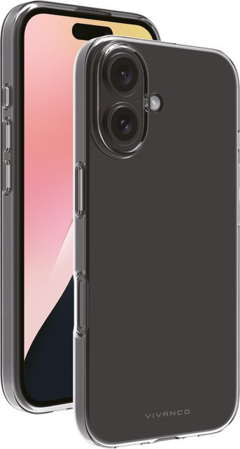 Vivanco Super Slim Cover für iPhone 16, Handyhülle, transparent - Bild 1