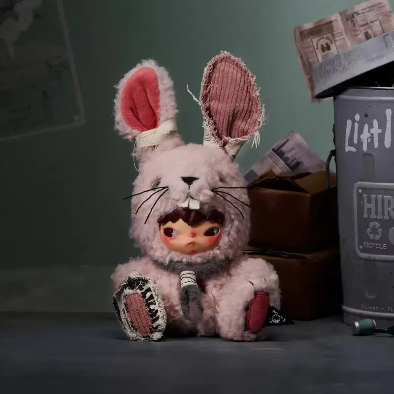 POP MART Hirono Little Hare, Plüschpuppen-Anhänger, Einzelfigur - Bild 2