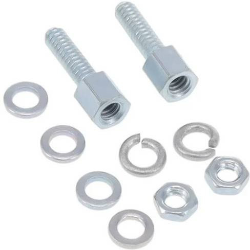 Molex 1731120238 D-SUB Steckerschrauben aus verzinktem Stahl in Silber - Bild 1