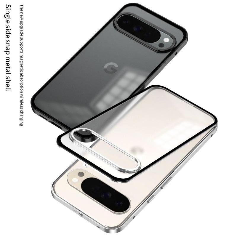 Stoßfeste Linsenschutzhülle aus Metalllegierung und gehärtetem Glas für Google Pixel 10 Pro XL und Pixel 9 Pro XL, Transparent - Bild 2